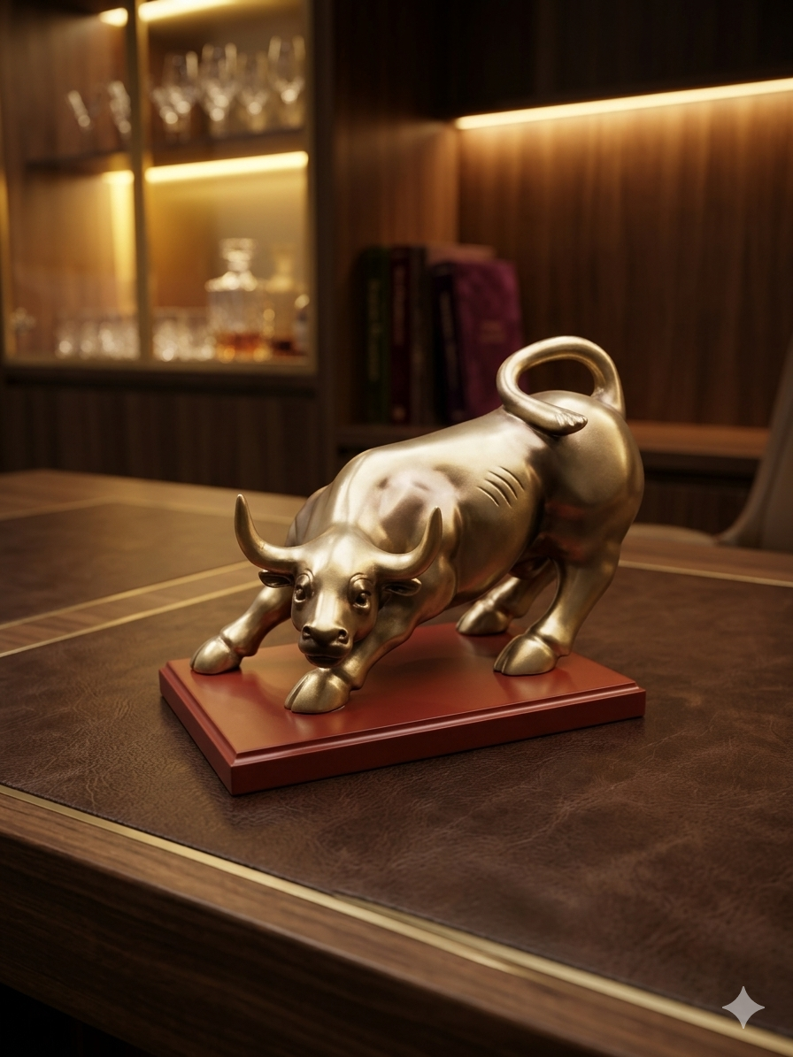 Victory Bull Desk Accent