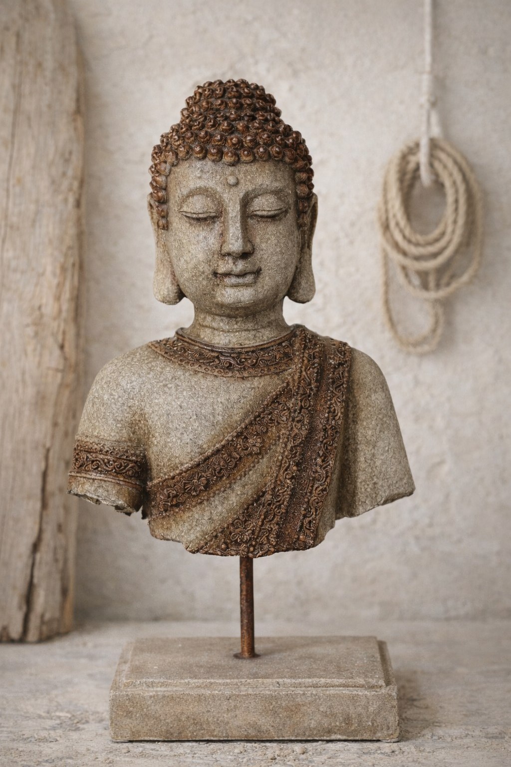 Zen Harmony Buddha Bust