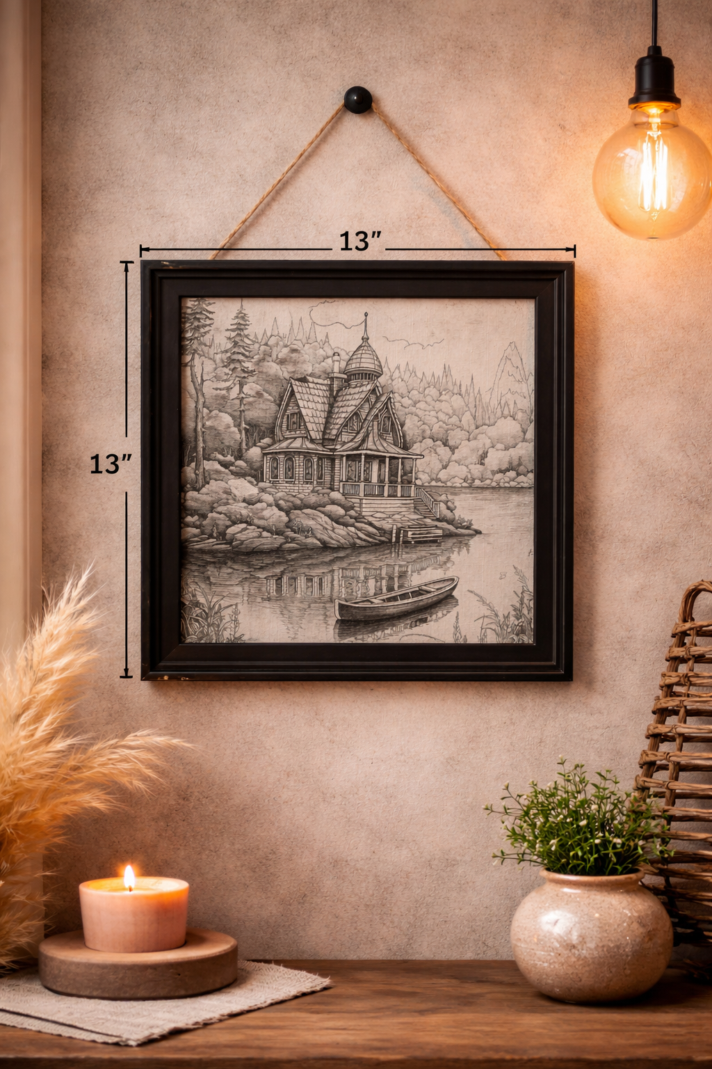 Lakeside Cottage Sketch