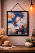 Modern Abstract Splash Art Wall Frame