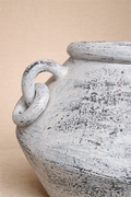 Distressed Elegance Ceramic Vase