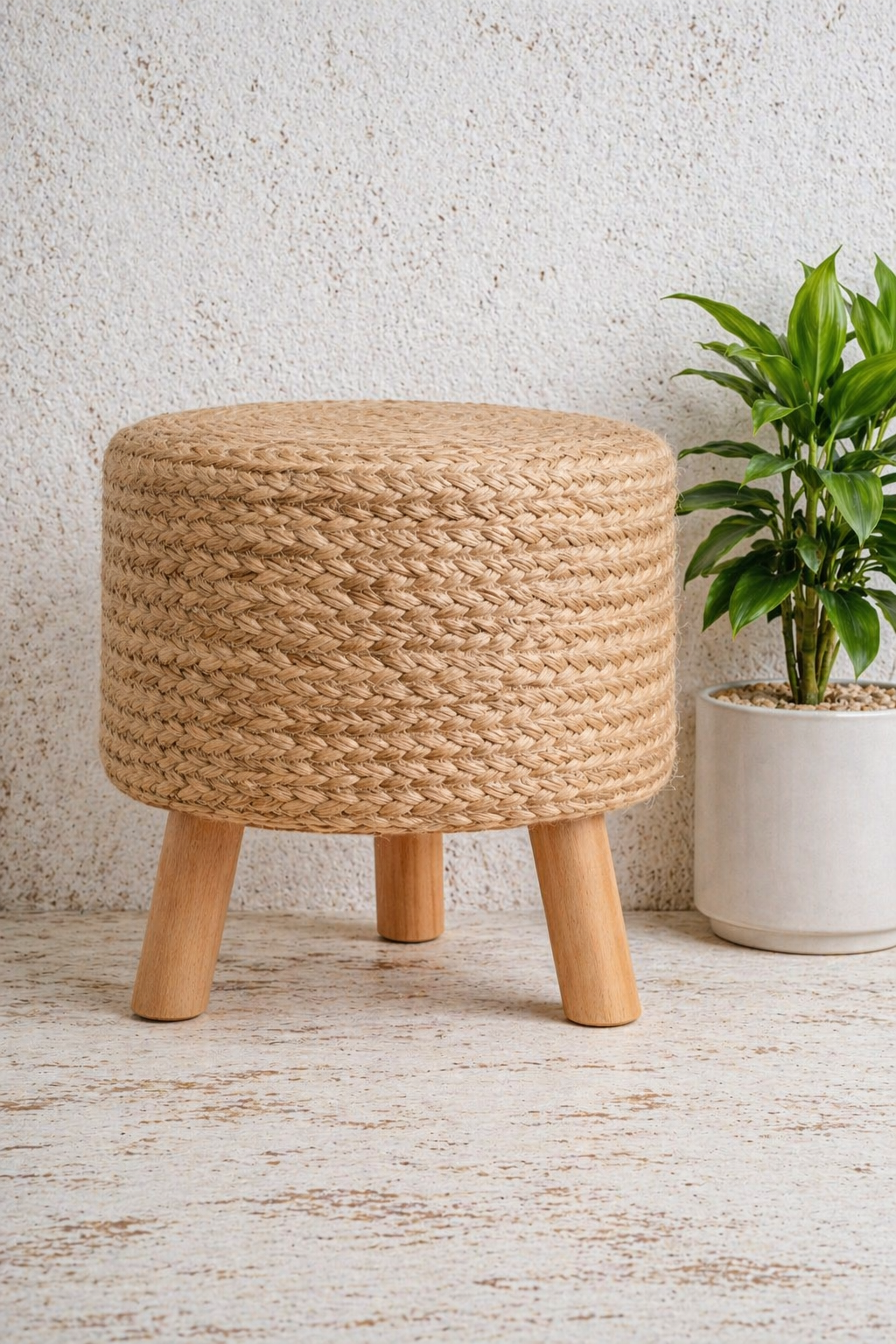 Boho Ottoman 3 Leg