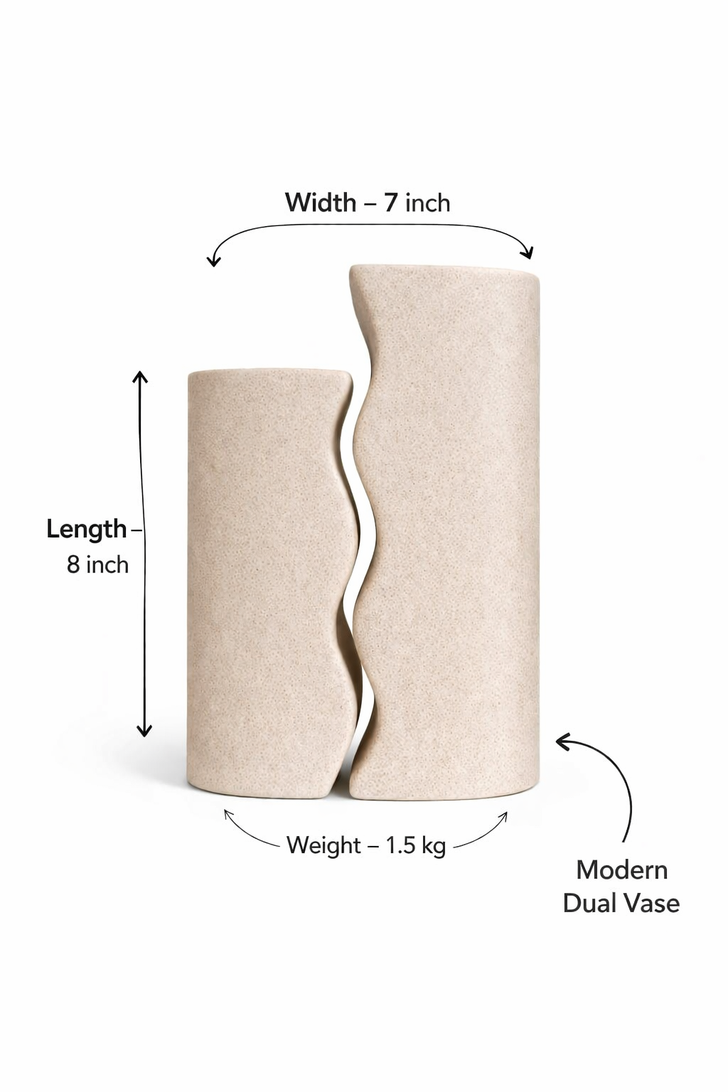 Sculpt Duo Vase