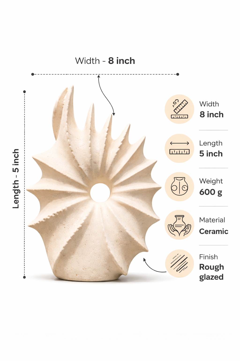 Dune Arch vase