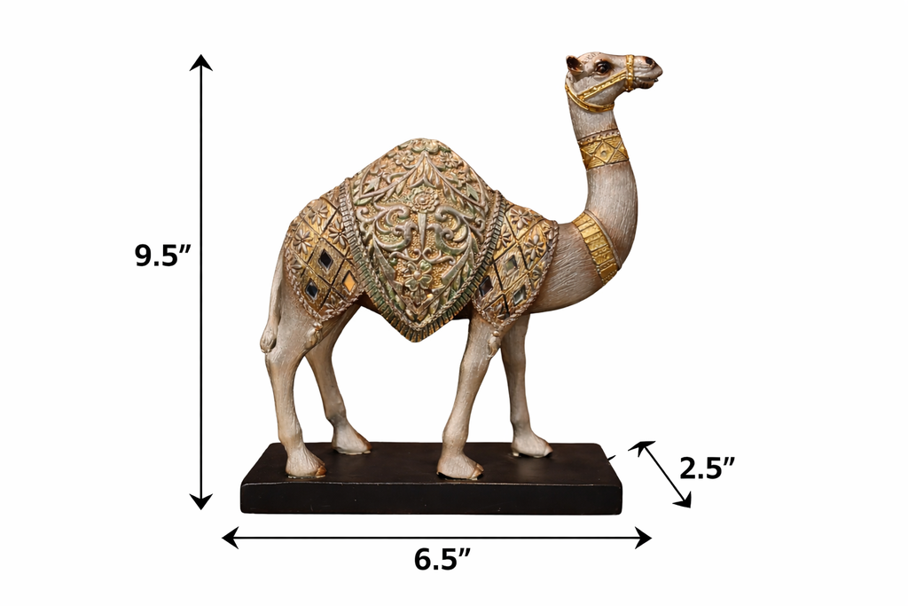 Regal Desert Camel Showpiece