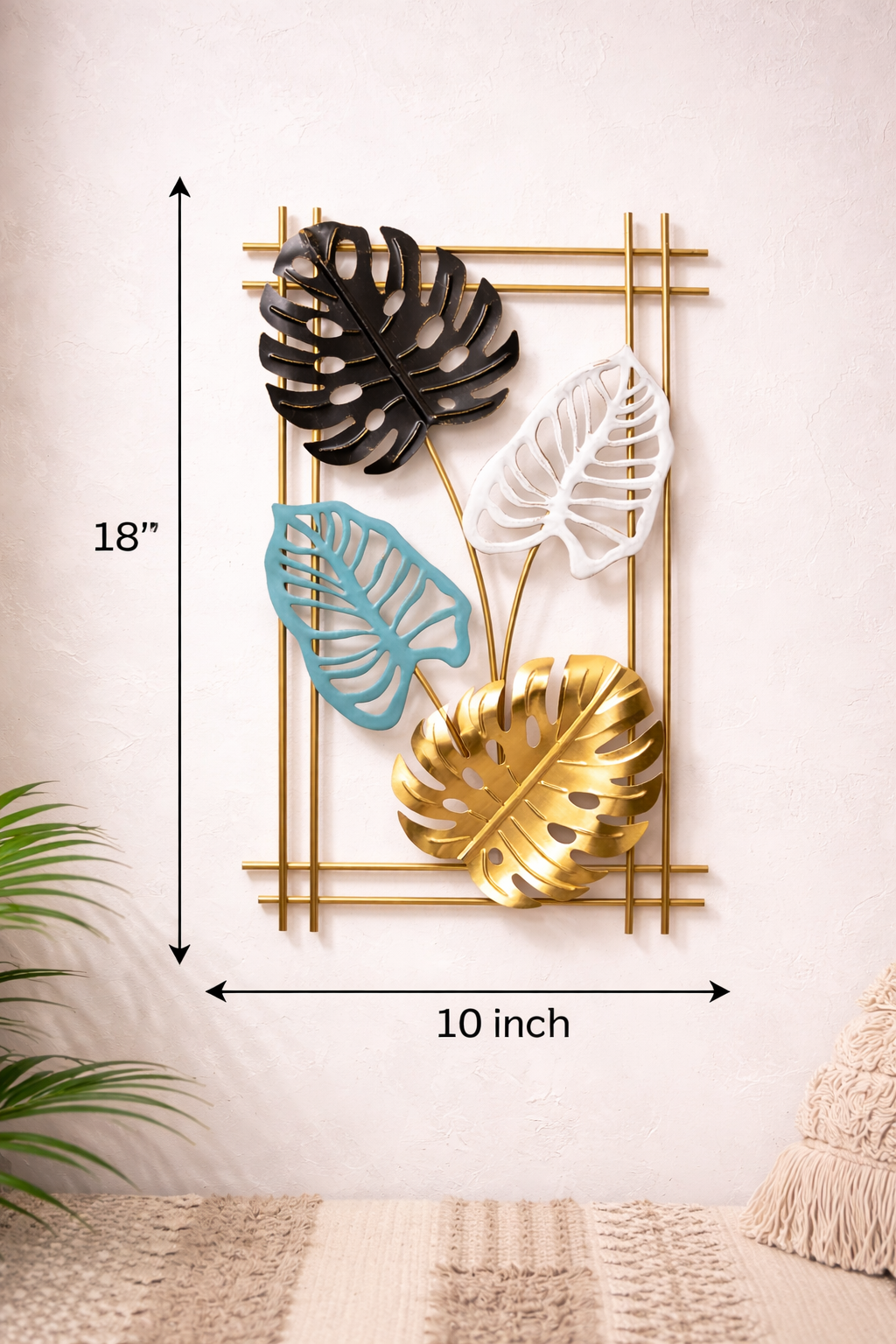 Tropical Luxe Metal Wall Art