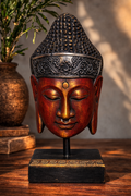 Serenity Buddha Head Sculpture