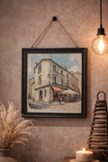 Vintage European Street Wall Frame