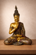 Golden Serenity Buddha Statue
