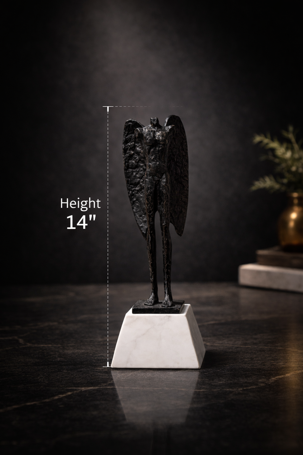 Midnight Seraph Sculpture