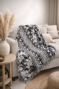 Embroidered Throw.
