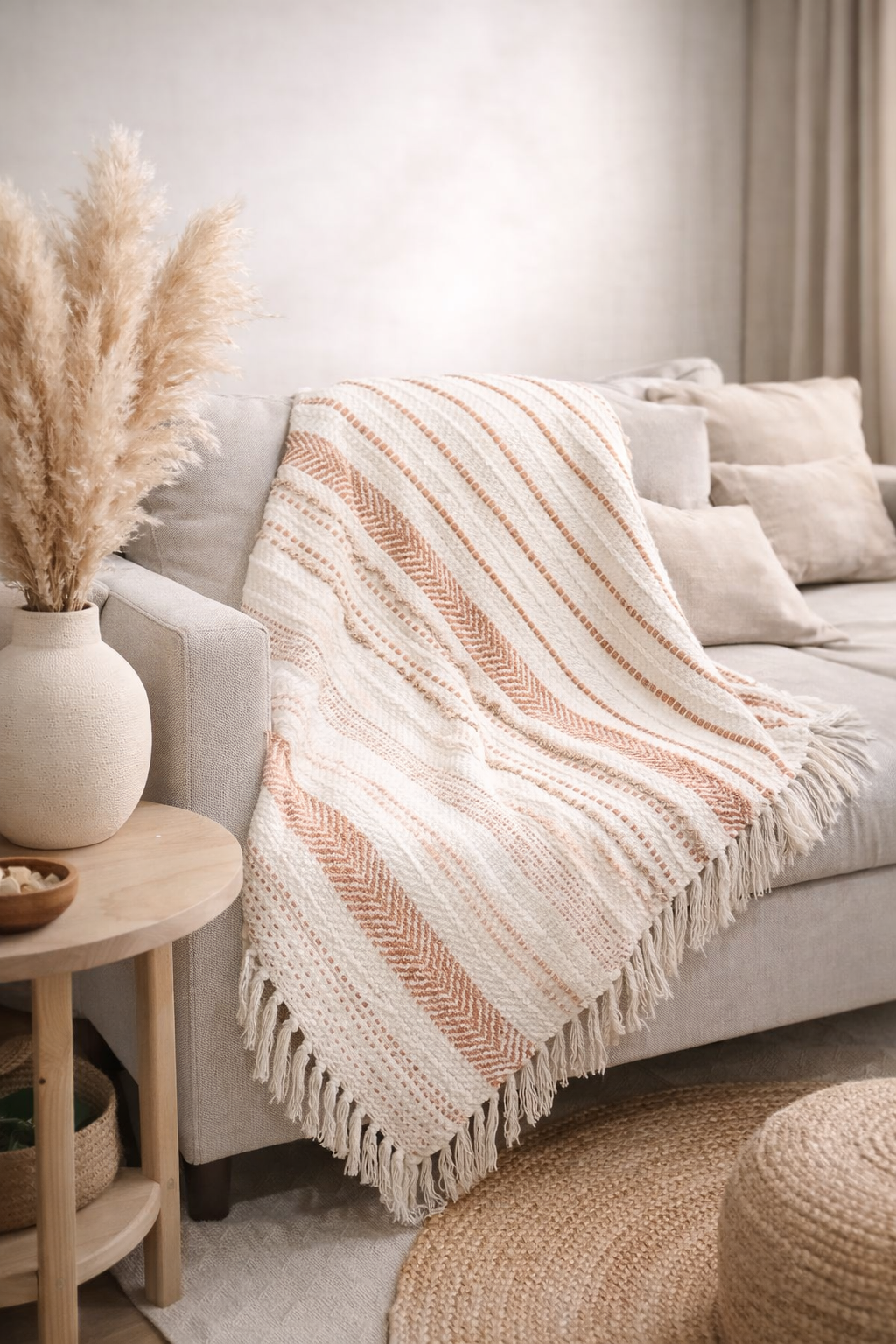 Embroidered Throw