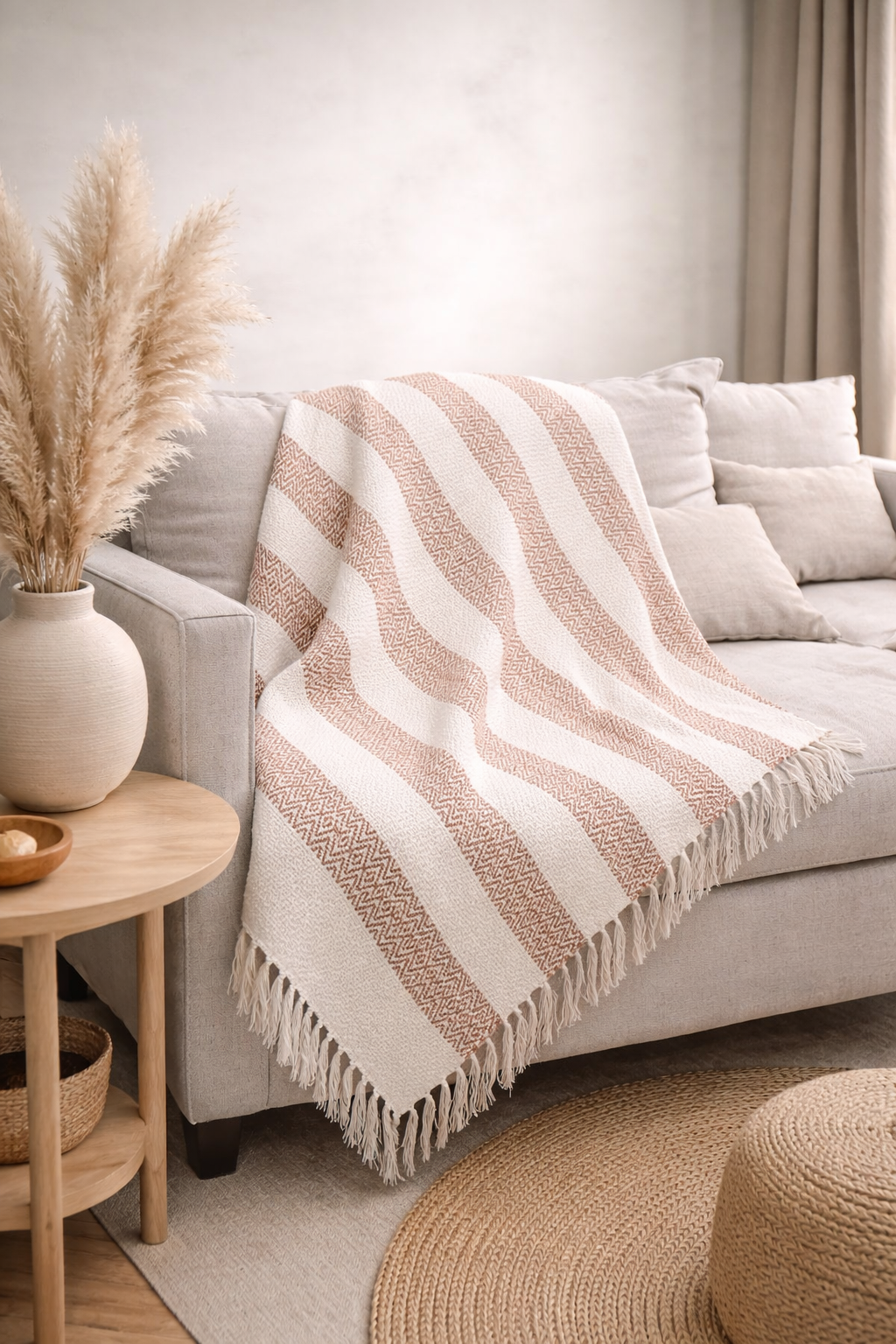 Embroidered Throw