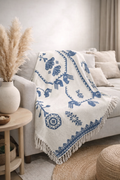 Embroidered Throw