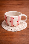 Blush Stripe Love Mug