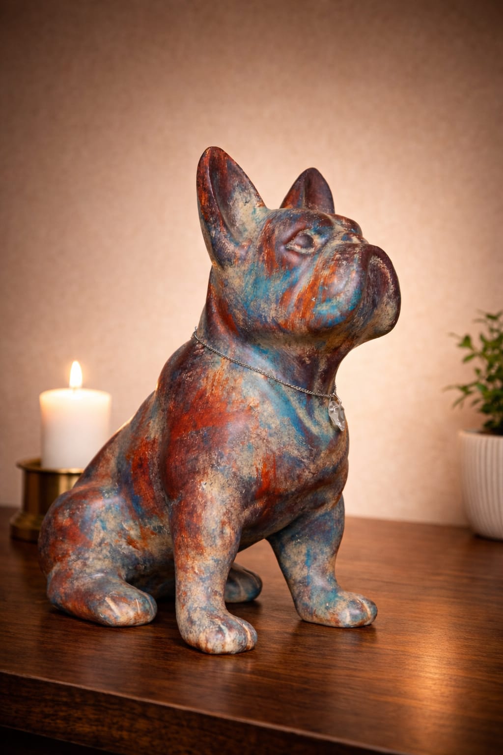 Vivid Guardian Dog Showpiece