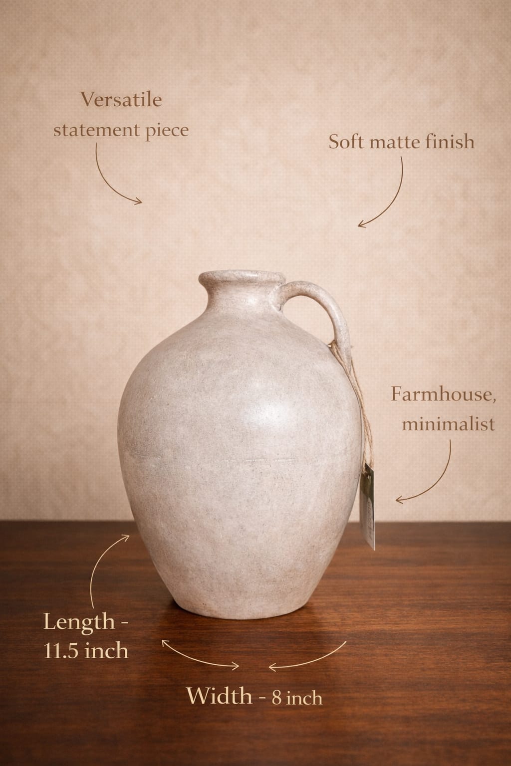 Sorrento Pitcher Vase