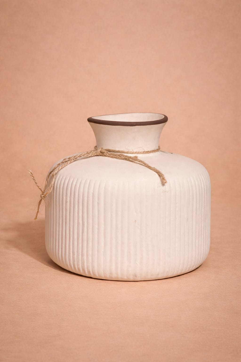 Ivory Rib Vase