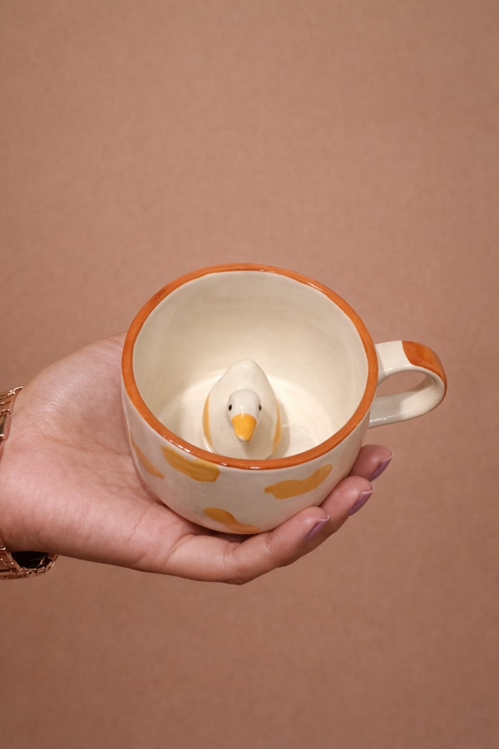 Peekaboo Duck Mug