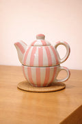 Blush Stripe Pour Set