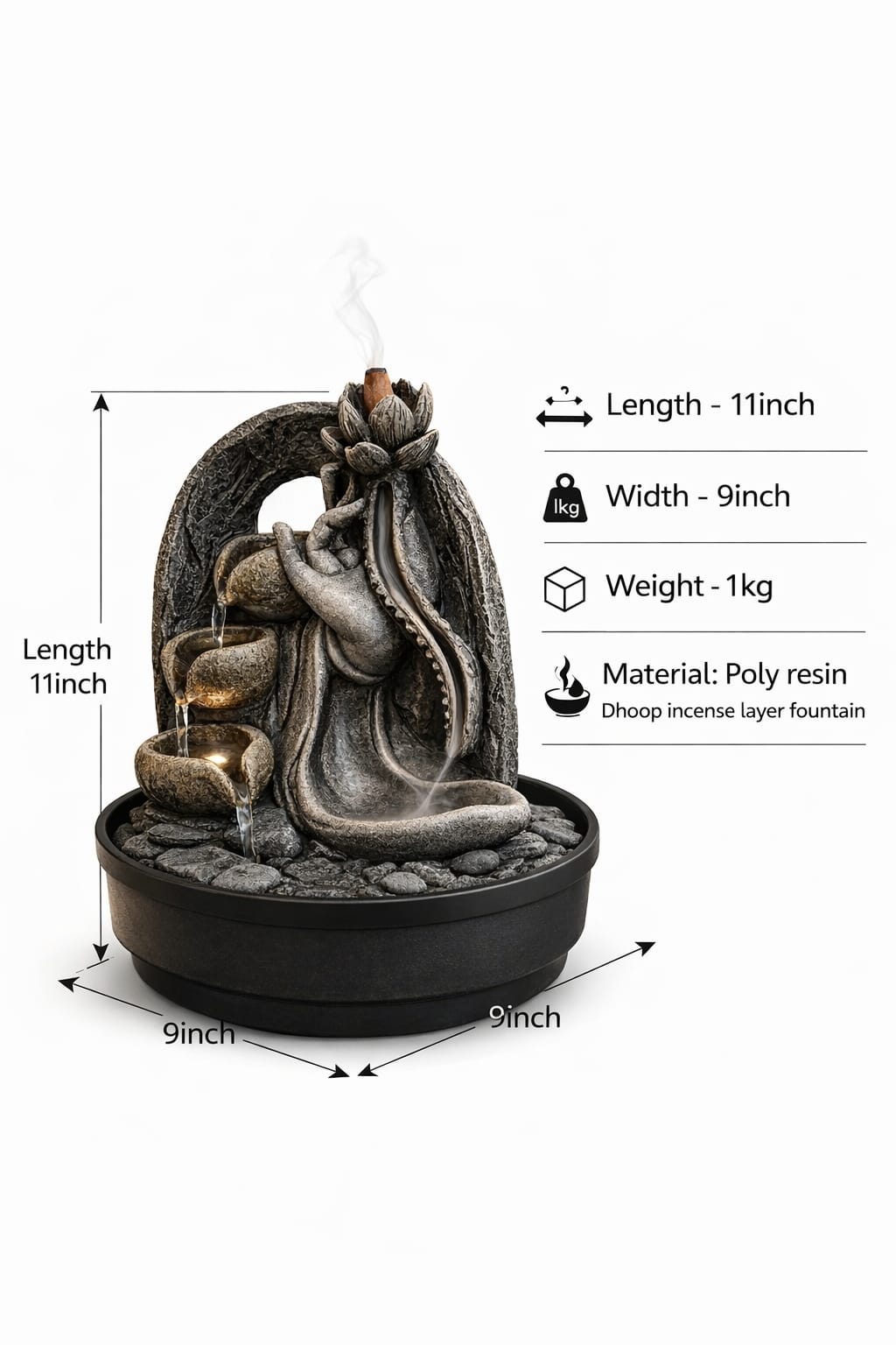 Lotus Mudra Fountain