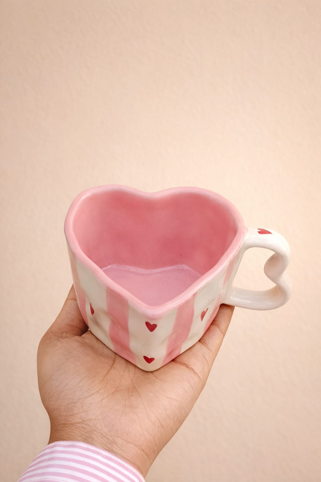 Pink Heart Cup