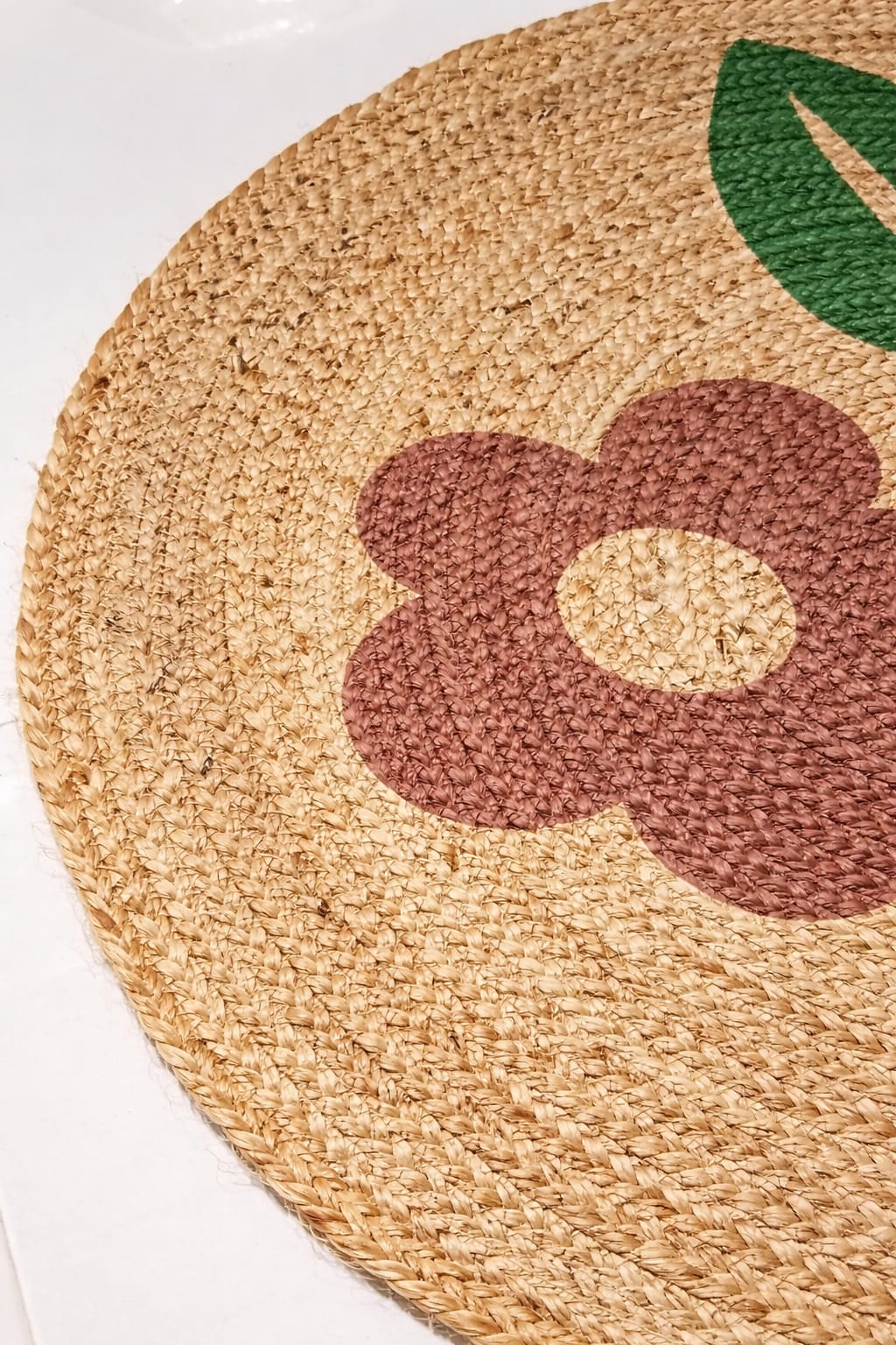 Meadow Bloom Jute Rug