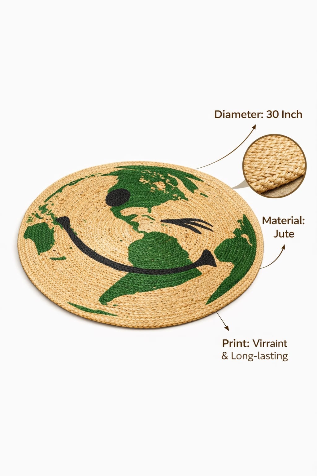 Earth Harmony Jute Rug