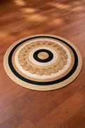 Midnight Orbit Jute Rug