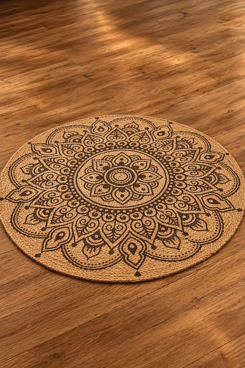 Sahara Mandala Jute Rug