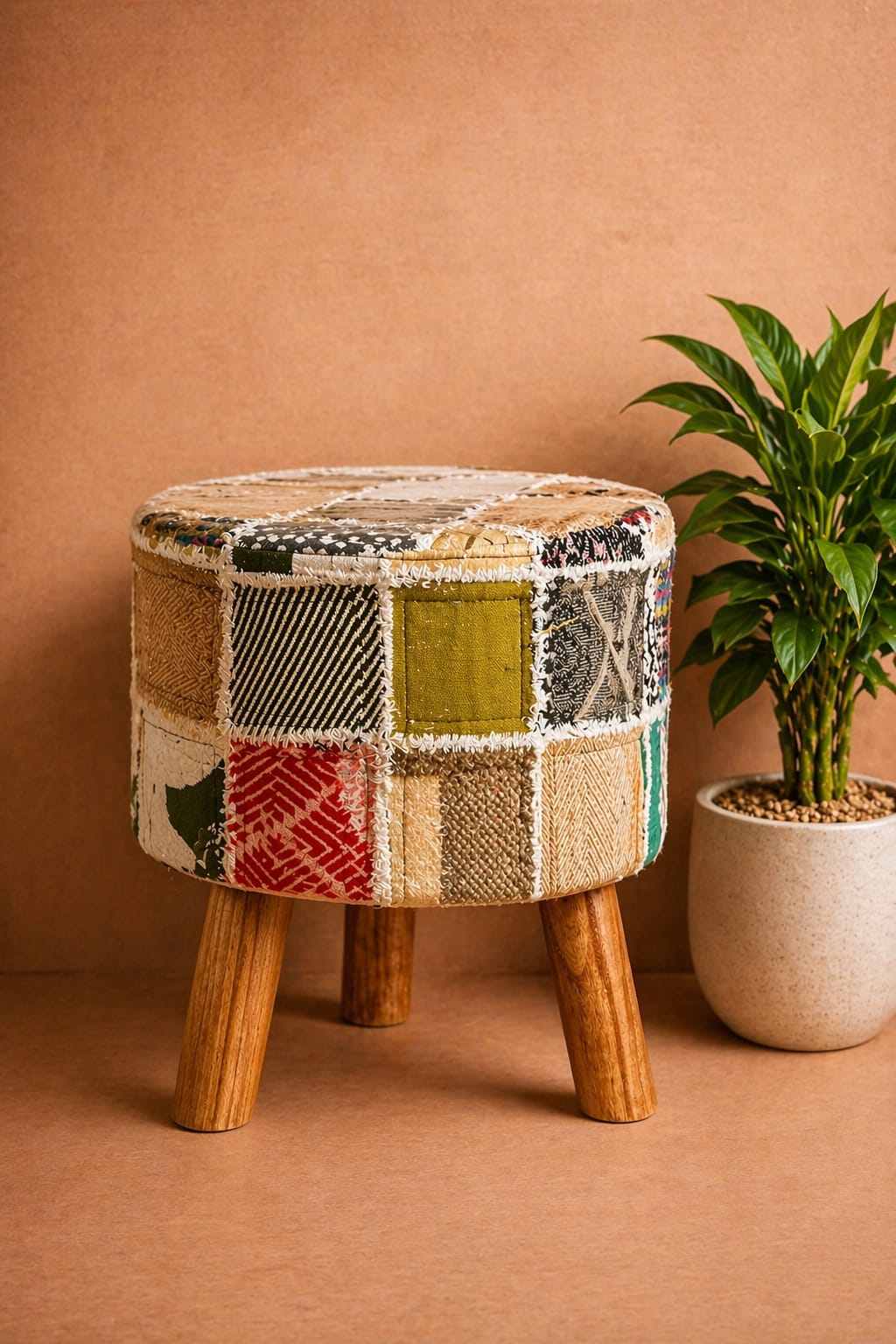 Boho Ottoman 3 Leg