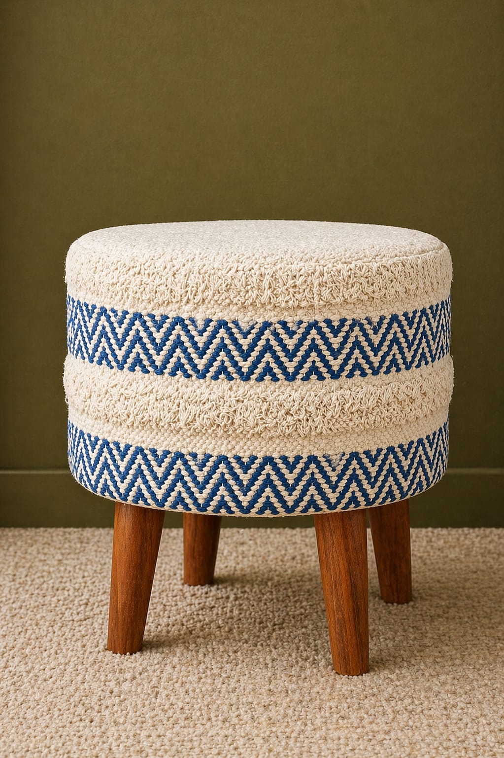 Boho Ottoman 4 Leg