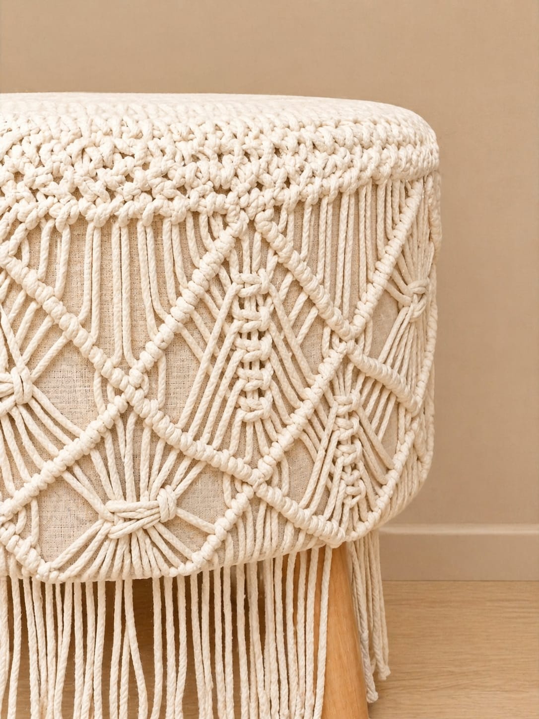 Boho Ottoman 4 Leg