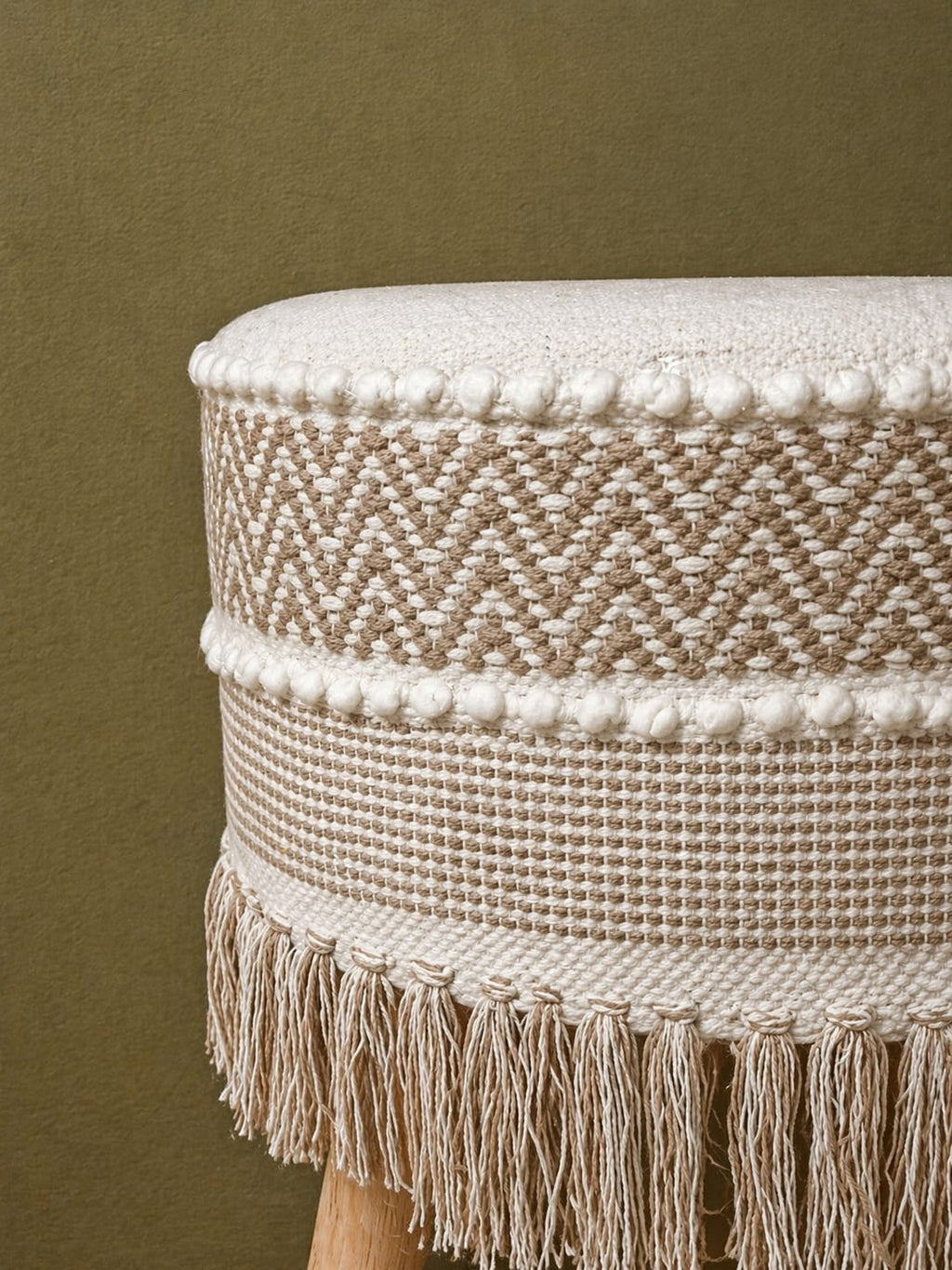 Boho Ottoman 4 Leg