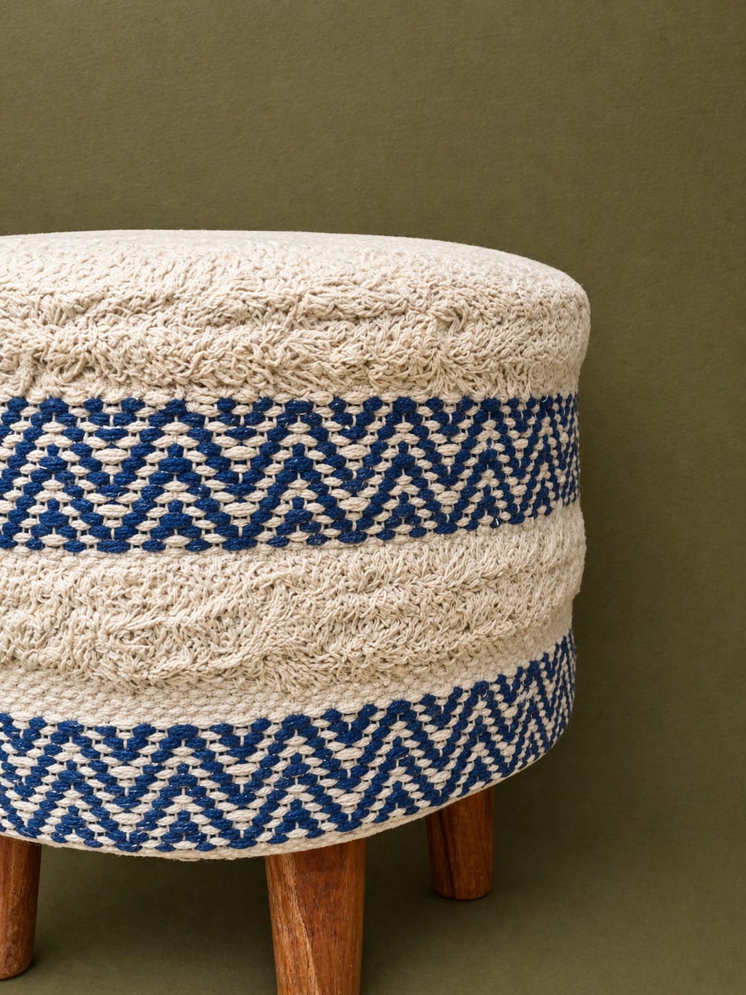 Boho Ottoman 4 Leg