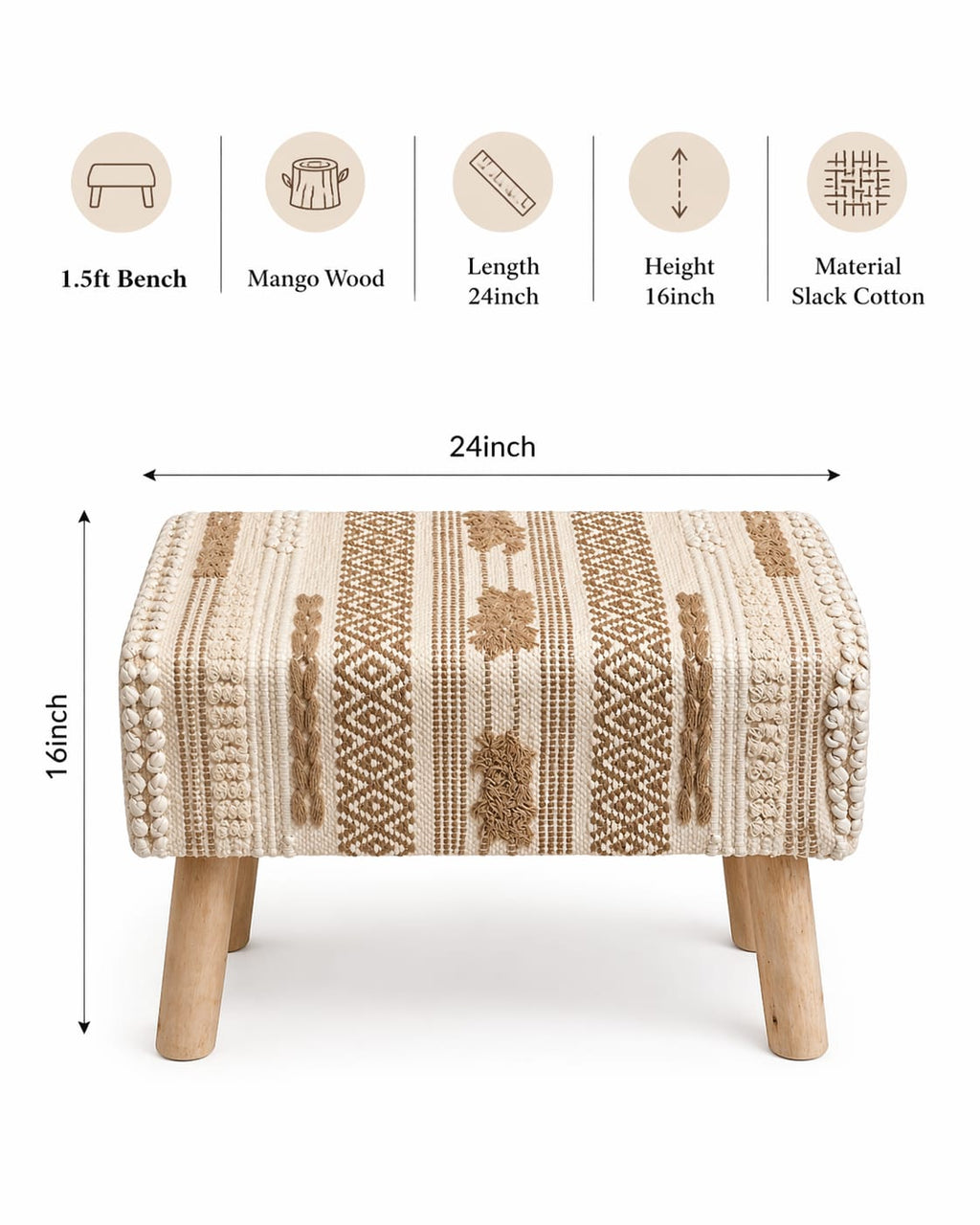 Boho Bench
