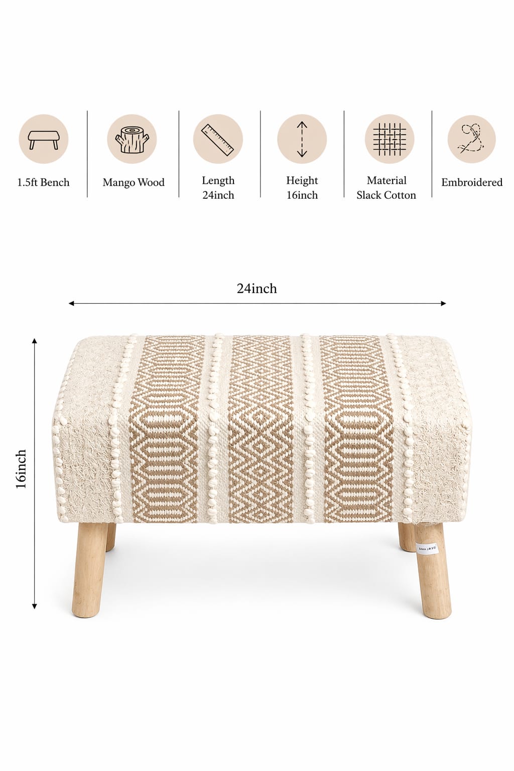 Boho Bench