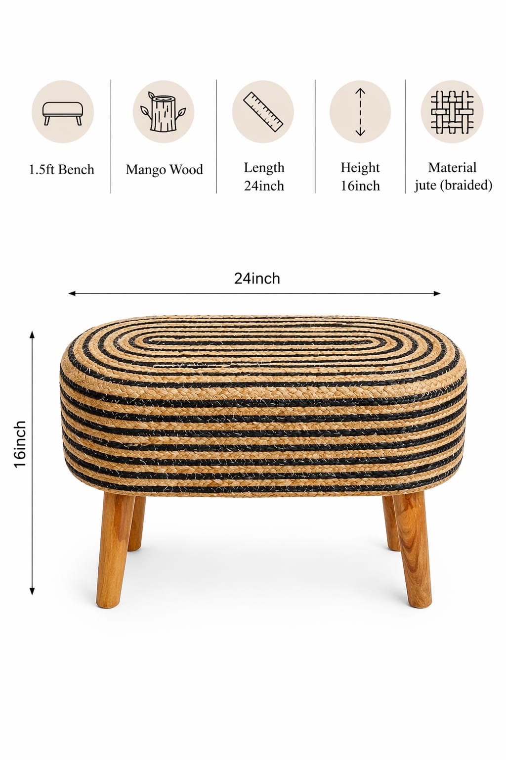 Boho Bench