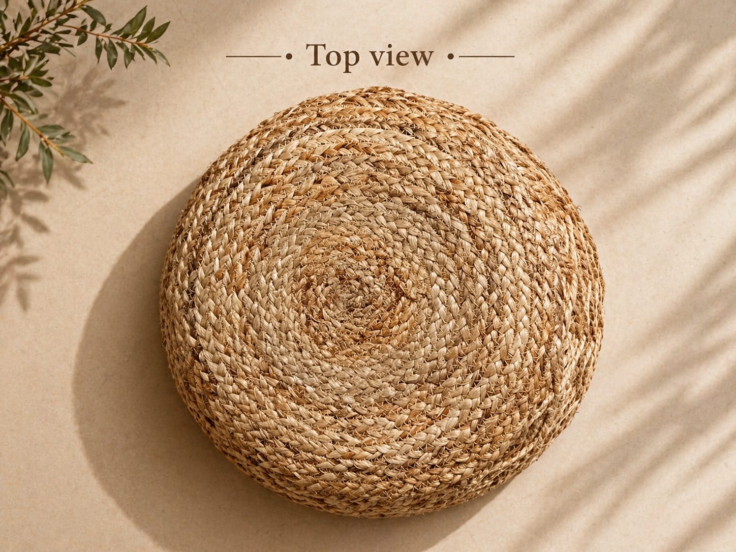 Jute Roots Pouf