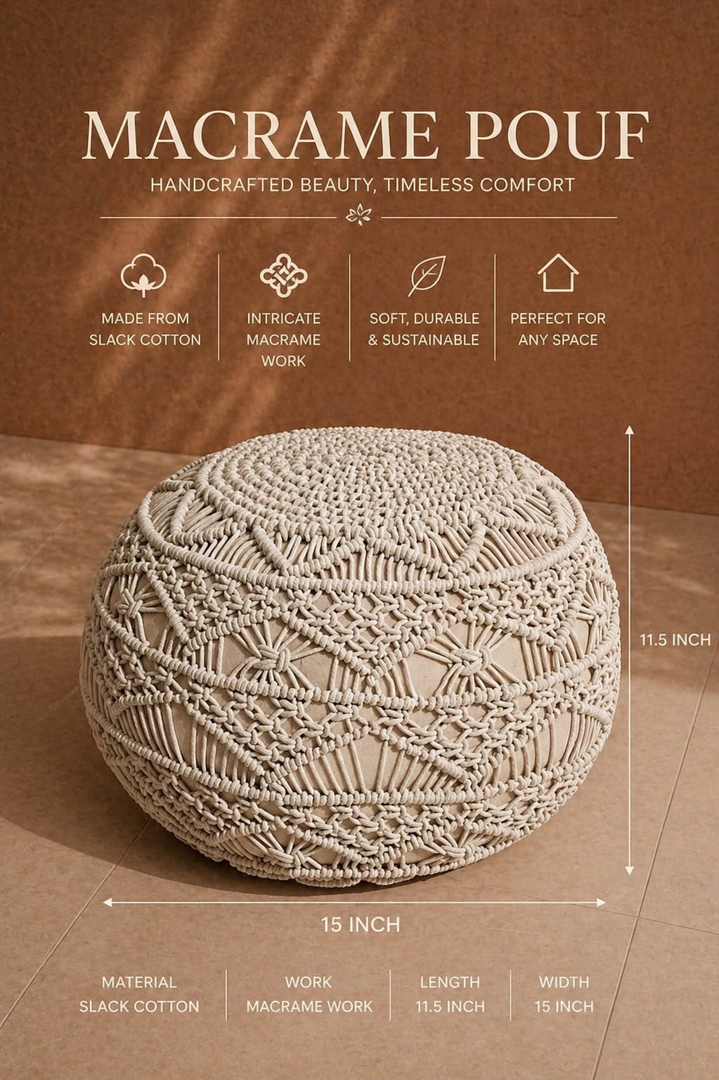 Cozy Aura Pouf