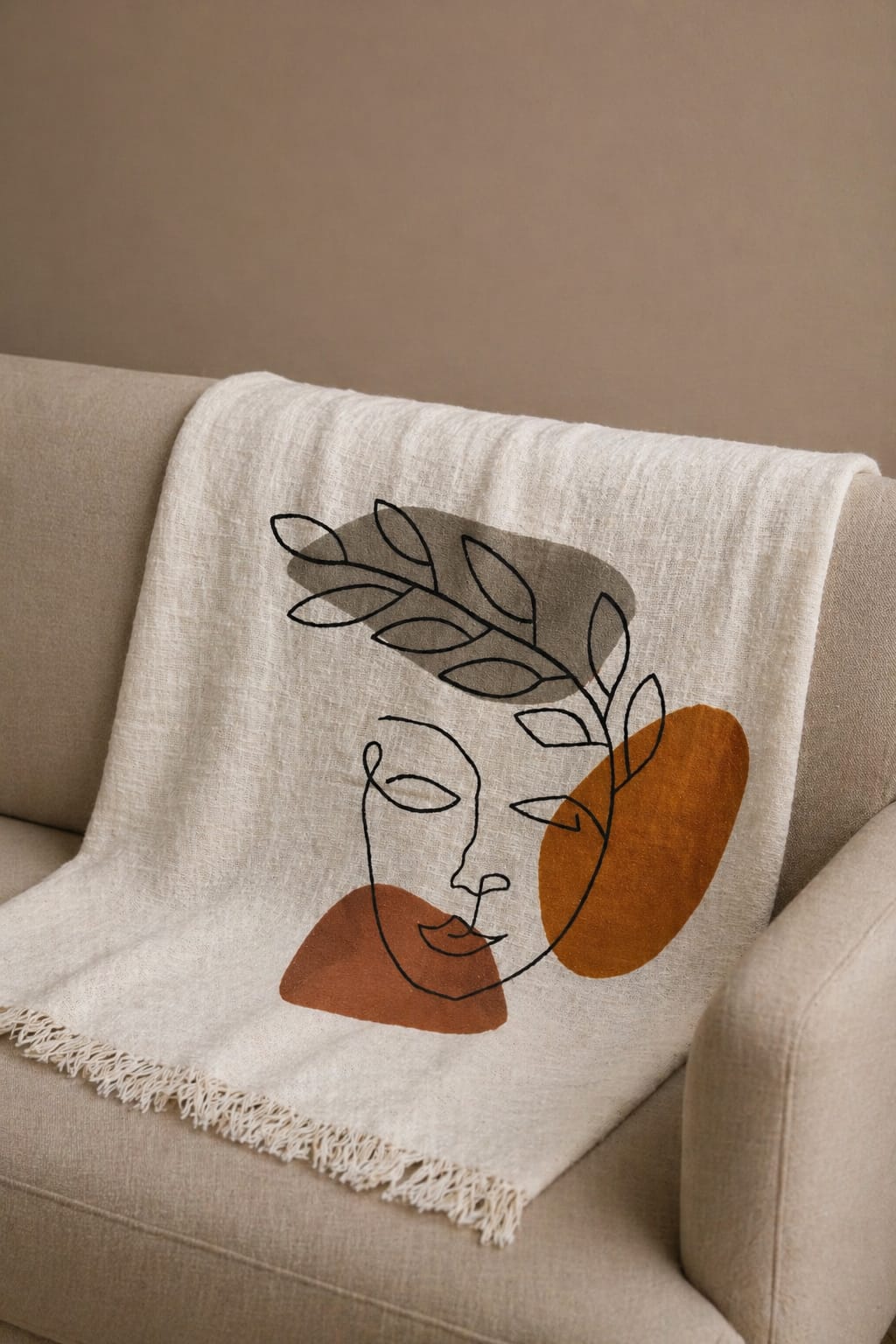 Boho Muse Throw Embroided Throw