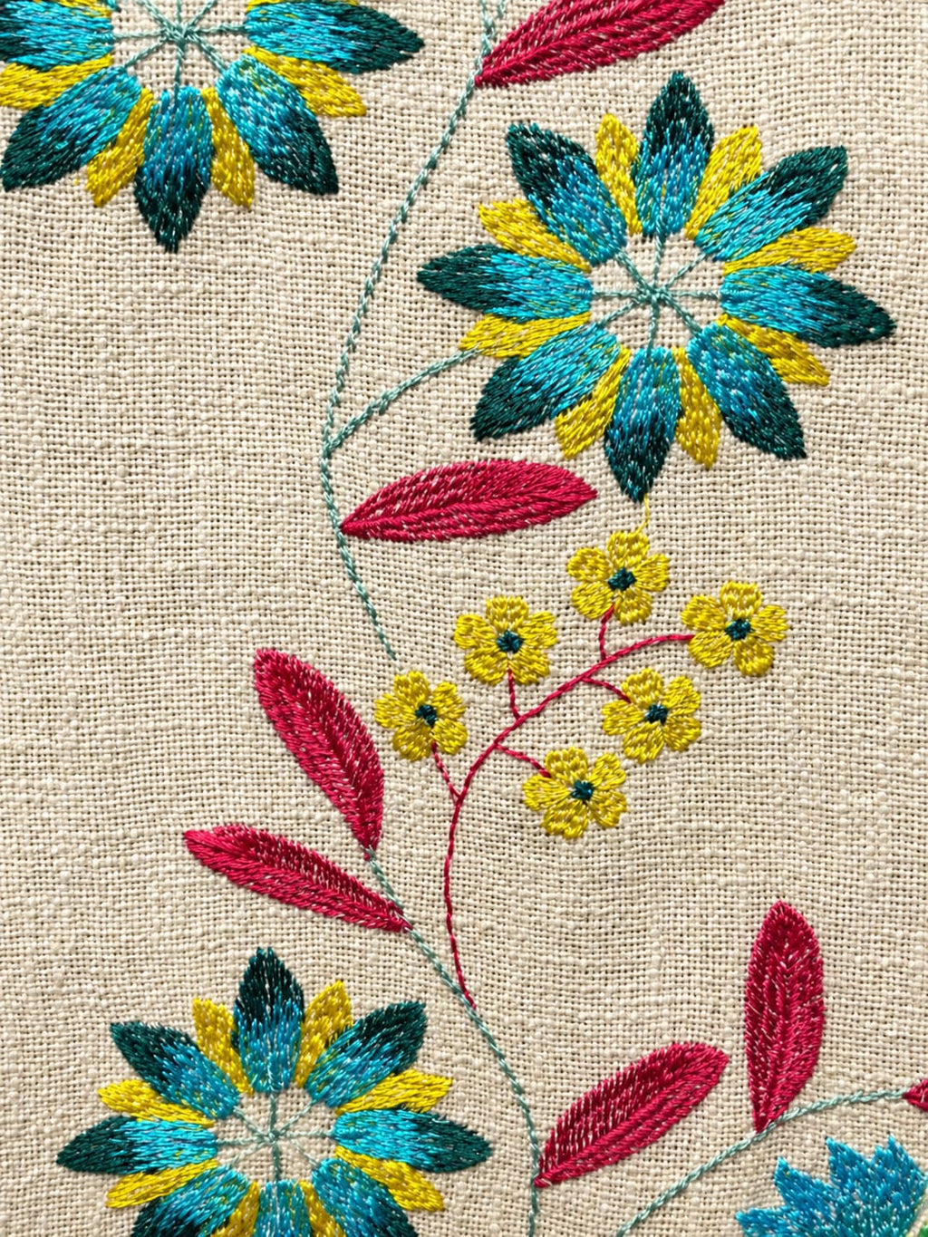 Spring Aura Embroided  Throw