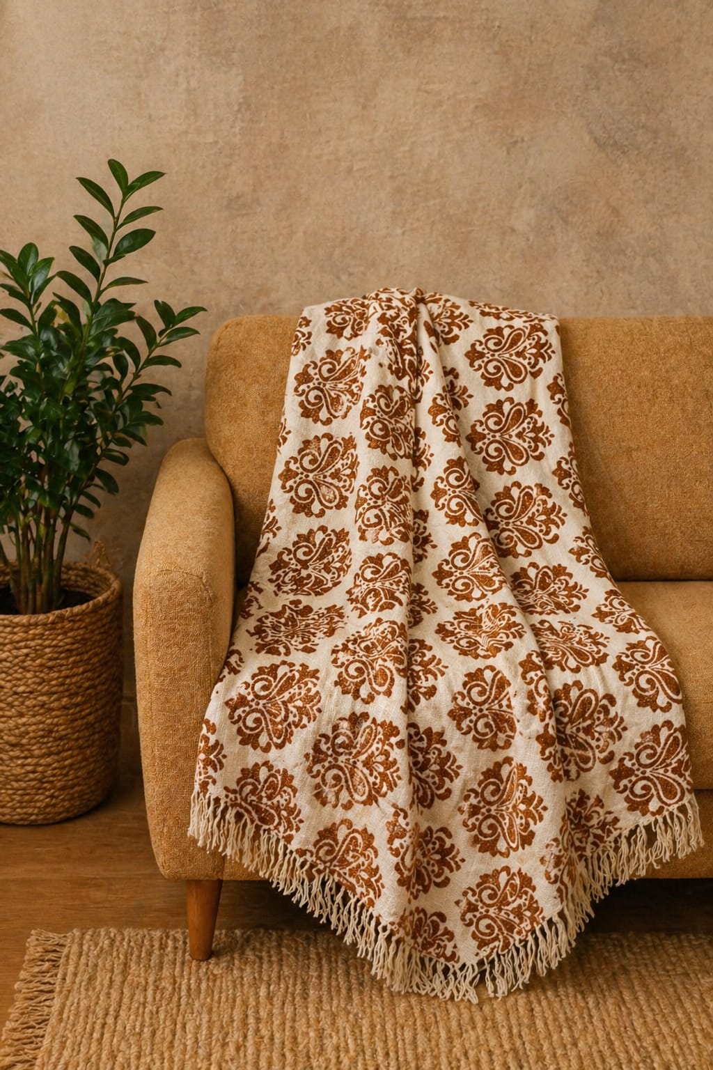 Rustic Regal (Dark) Printed Throw