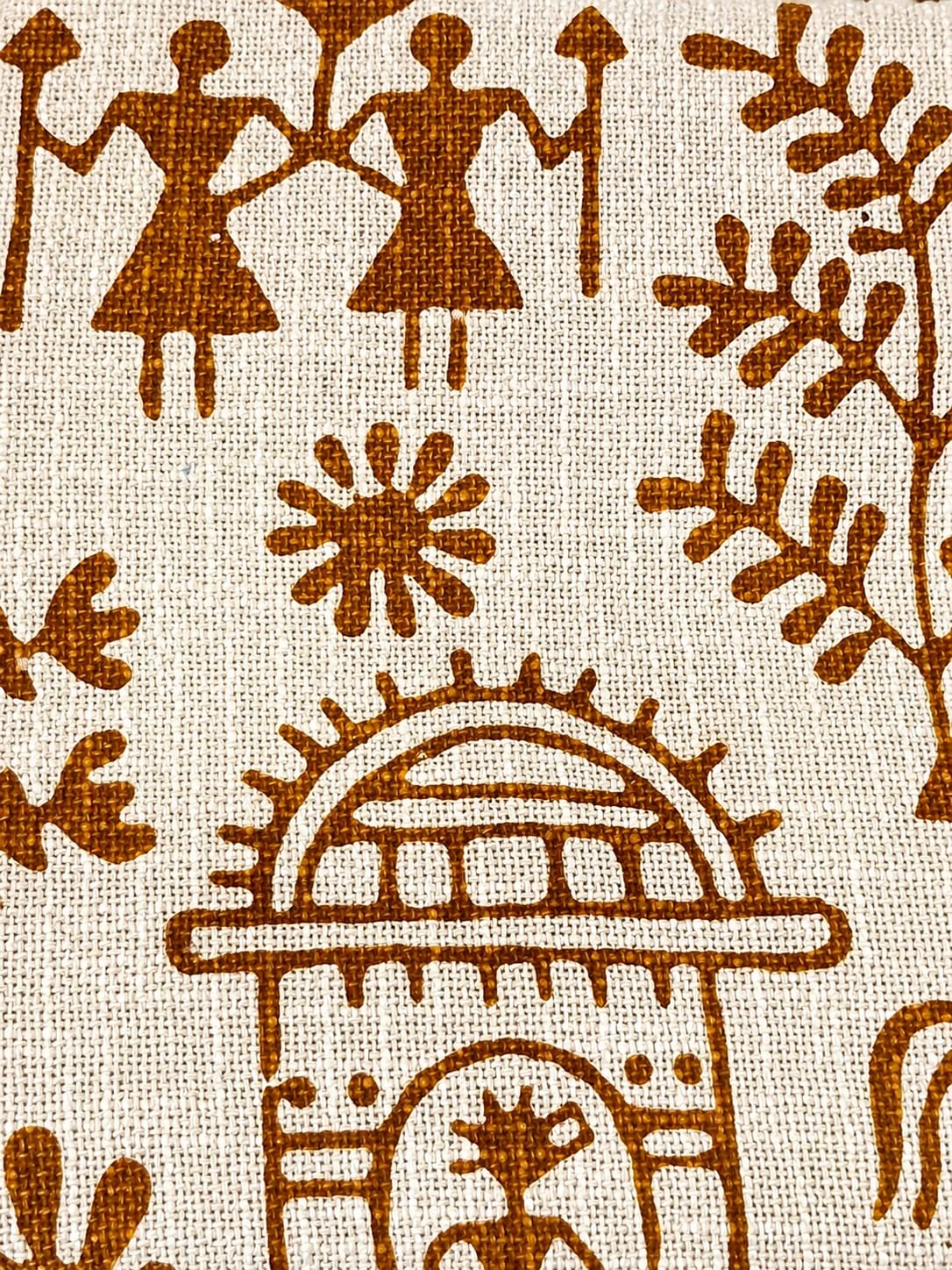 Earth Warli (Dark) Throw