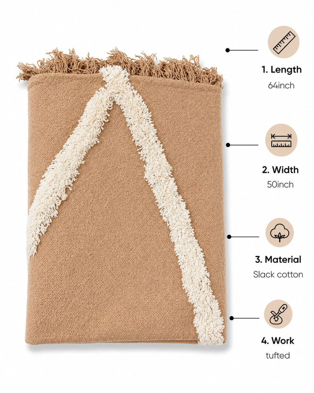 Desert Loom Tufted Throw