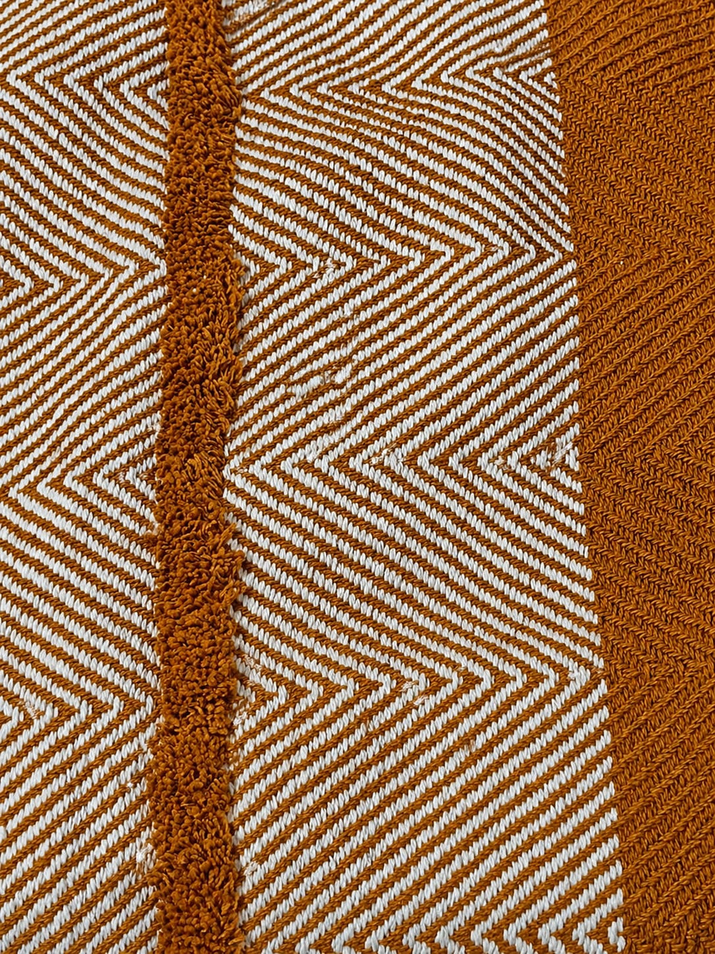 Amber Chevron Embroidered Throw