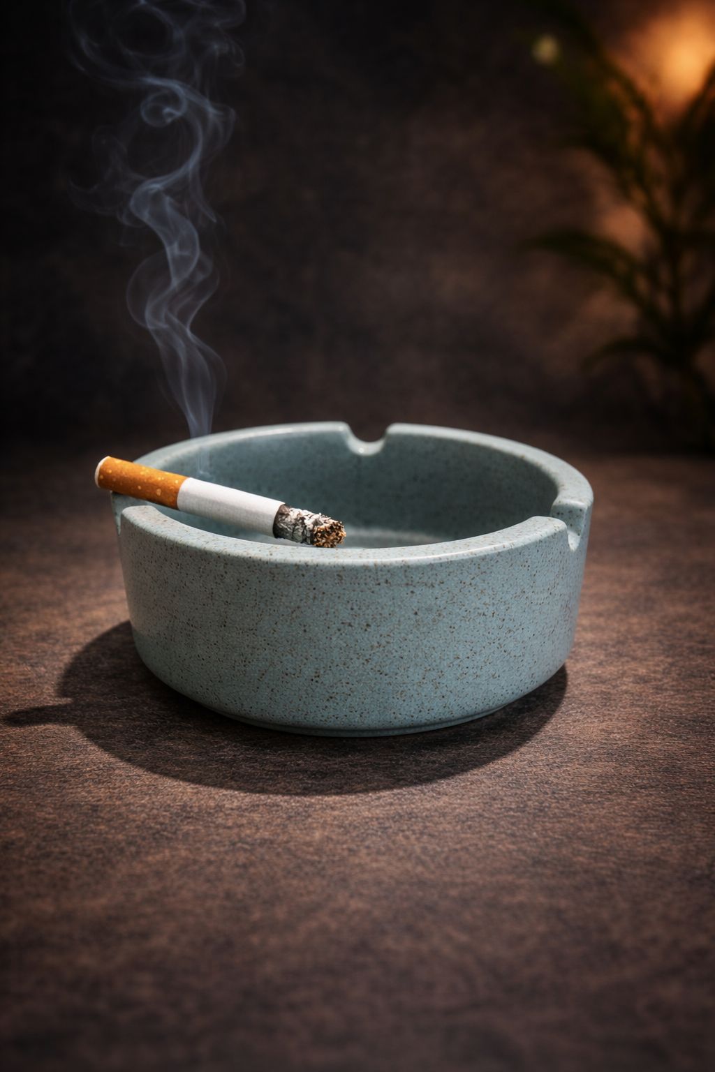 Speckled Stone Ceramic Ashtray