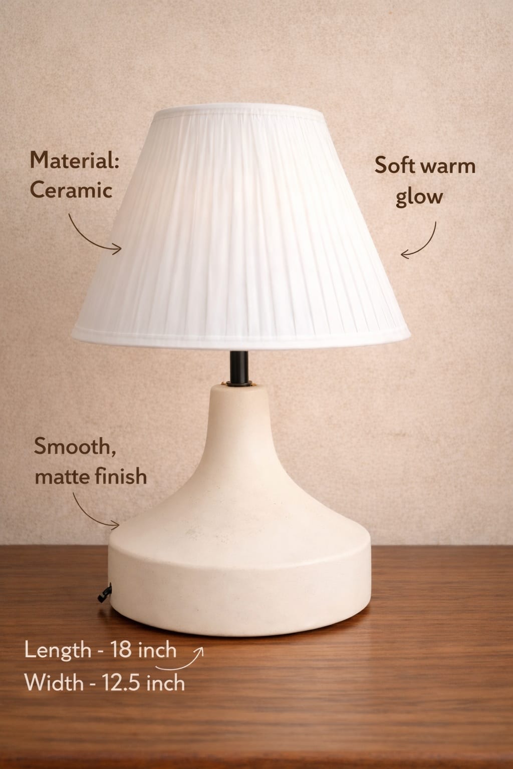 Alabaster Petal Table Lamp