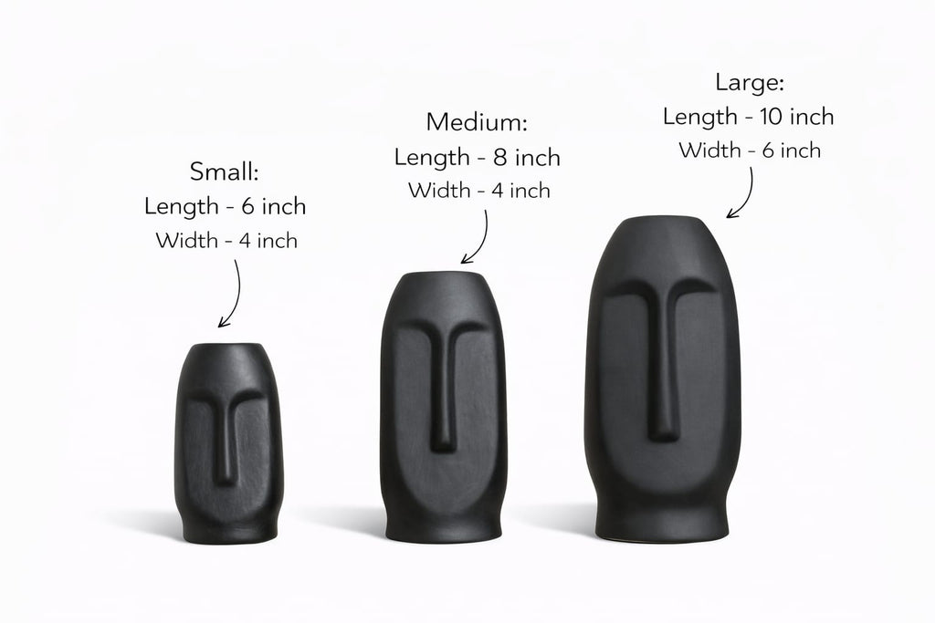 Elegant Ceramic Visage Vase (face vase)