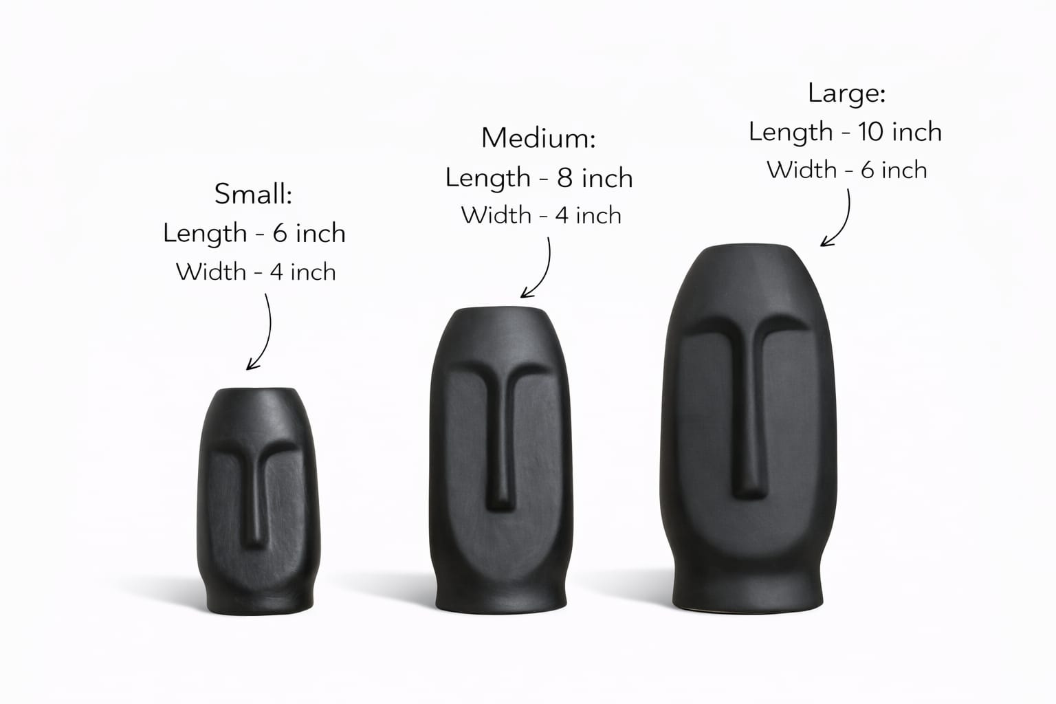 Elegant Ceramic Visage Vase (face vase)